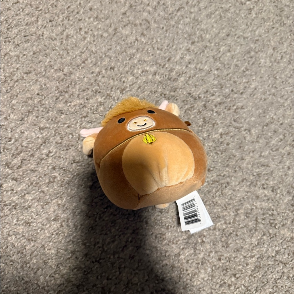 Squishmallows Brown and Tan Stuffed Animal